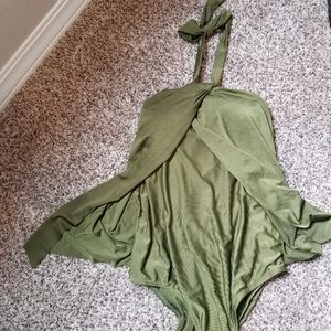 Womens bathing suit green